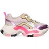 Baskets Ex&eacute; Shoes EX&Eacute; Sneakers 901-5 - Purple/Gold Multicolore