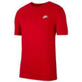 Tee-shirts sur Grenoble : T-shirt Nike TEE SHIRT M NSW CLUB - UNIVERSITY RED/WHITE - 2XLT