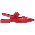 Chaussures d&eacute;contract&eacute;es femme sur Grenoble : Ballerines Melissa Ladylike Fem - Red/Black