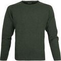 Pull William Lockie Rosemary Lambswool Green (laine d'agneau)