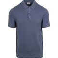 Tee-shirts sur Grenoble : T-shirt Suitable Heavy Knitted Polo Raw Bleu Denim