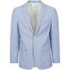 Veste Suitable Veste de Costume De Lin Panama Bleu Clair