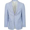 Veste Suitable Veste de Costume De Lin Panama Bleu Clair