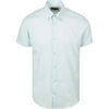 Chemise Suitable Short Sleeves Chemise Cotton Slub Vert Clair