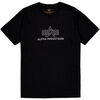 T-shirt Alpha Industries Basic Mid Logo TPU T-Shirt - black/chrome