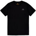Tee-shirts sur Grenoble : T-shirt Alpha Industries Basic T-Shirt SL TPU - black/chrome
