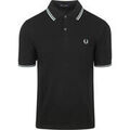 Tee-shirts sur Grenoble : T-shirt Fred Perry Polo Twin Tipped M3600 Noir
