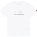 Tee-shirts sur Grenoble : T-shirt Alpha Industries Basic Mid Logo TPU T-Shirt - white / chrome