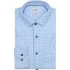 Chemise Olymp Chemise Level 5 Impression Bleu Clair