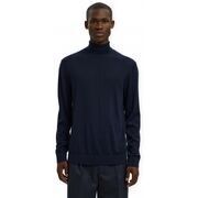 Pull Selected Noos Tray Roll Neck Knit- Navy Blazer