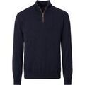 Pulls/Sweat sur Grenoble : Pull Casamoda Pull-over Demi-Zip Solid Marine