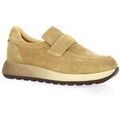 Randonn&eacute;e sur Grenoble : Chaussures Reqin's Baskets cuir velours havane Marron