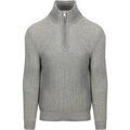 Pulls/Sweat sur Grenoble : Pull Marc O'Polo Halfzip Rib Grey