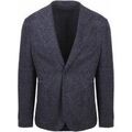 Veste Suitable Knitted Colbert Unlined Marine Grenoble