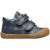 Baskets basses enfant Naturino Chaussures premiers pas en su&egrave;de COCOON VL Bleu