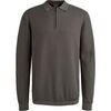 Polo Cast Iron Longsleeve Half-Zip Polo Structure Anthracite