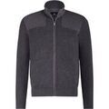 Gilet State Of Art Cardigan Structure Contrast Anthracite Grenoble