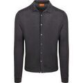 Gilets sur Grenoble : Gilet Suitable Cardigan Shirt Merino Anthracite
