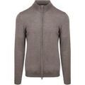 Gilets sur Grenoble : Gilet Profuomo Cardigan Laine Merino Taupe