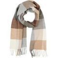 Echarpe Profuomo &Eacute;charpe Laine Marron Gris Beige Multicolore