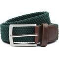 Ceintures sur Grenoble : Ceinture Suitable Ceinture tiss&eacute;e Vert Fonc&eacute; Vert