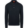 Polo Suitable Longsleeve Polo Flat Knit Marine