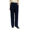 Jeans flare / larges Object Carly MW LO Jeans - Dark Blue Denim