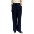 Jeans sur Grenoble : Jeans flare / larges Object Carly MW LO Jeans - Dark Blue Denim