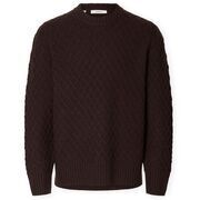 Pull Selected Patric Edit Knit - Chocolate Torte