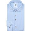 Chemise R2 Amsterdam R2 Chemise Technical Knitted Dobby Bleu Clair