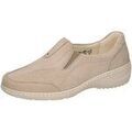 Chaussures d&eacute;contract&eacute;es femme sur Grenoble : Slip ons Waldl&auml;ufer - Beige
