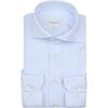 Chemise Profuomo Chemise Twill Rayures Bleu Clair