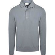 Polo Profuomo Longsleeve Polo Luxury Basic Bleu