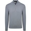 Pulls/Sweat sur Grenoble : Pull Profuomo Pullover Half Zip Luxury Basic Bleu
