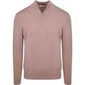 Pull Profuomo Pullover Half Zip Luxury Basic Rose