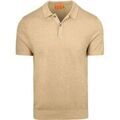 Polos sur Grenoble : Polo Suitable Knitted Polo Cotton Linen Beige