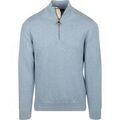 Sweat-shirt Barbour Pull Half Zip Bleu Clair
