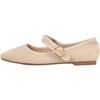 Ballerines Super Mode Ballerine &agrave; Brides Boucle Beige