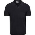 Polos sur Grenoble : Polo Profuomo Polo Riva Textur&eacute; Marine Bleu