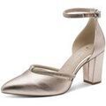 Chaussures &agrave; talons femme sur Grenoble : Chaussures escarpins Marco Tozzi - Dor&eacute;