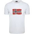 Tee-shirts sur Grenoble : T-shirt Napapijri T-shirt Mahsa Blanc