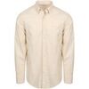 Chemise Mcgregor Chemise Coton-Lin Ray&eacute;e &Eacute;cru Beige