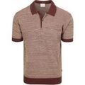 Tee-shirts sur Grenoble : T-shirt Knowledge Cotton Apparel Polo en maille Chocolat