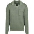 Polo Suitable Pull Raw Riva Tricot&eacute; Vert Vert Grenoble
