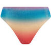 Maillots de bain Lisca Bas maillot slip de bain &eacute;chancr&eacute; taille haute CAIRO Rose