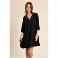 Robe courte Molly Bracken G977EE-BLACK Grenoble