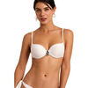 Maillots de bain Selmark Haut maillot de bain pr&eacute;form&eacute; armatur&eacute; NAUTILUS Mare Blanc