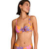Maillots de bain Selmark Haut maillot de bain embo&icirc;tant CALYPSO Mare Orange