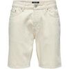 Short Only & Sons Onsedge Ecru 2044 Pim Dnm Noos 22032044