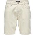 Shorts/Bermuda sur Grenoble : Short Only & Sons Onsedge Ecru 2044 Pim Dnm Noos 22032044
